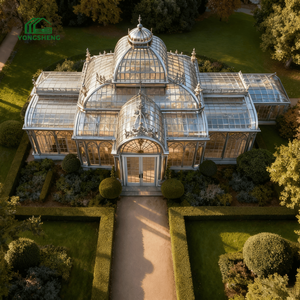 Grand gazebo de jardin de style traditionnel <span class=keywords><strong>en</strong></span> verre trempé, acier avec revêtement <span class=keywords><strong>en</strong></span> poudre, <span class=keywords><strong>pour</strong></span> mariage, événements <span class=keywords><strong>en</strong></span> plein air, pavillon, culture hydroponique - Product Image 2
