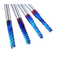 Fresadora de extremo de PCB de carburo sólido, 0,6 a 3.175mm, con recubrimiento de larga vida, Naco, mecanizado CNC, brocas de enrutador