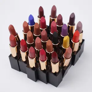 Etiqueta Privada de maquillaje cosméticos hacer su propia marca de lápiz labial mate lápiz labial - Product Image 1