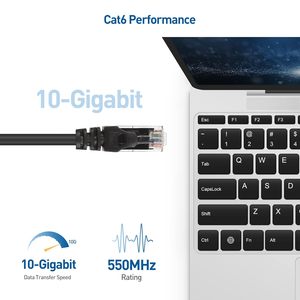 Cable de Red Ethernet UTP CAT7 para Exteriores, 28AWG, PVC, Cobre Puro, RJ45 - Product Image 4