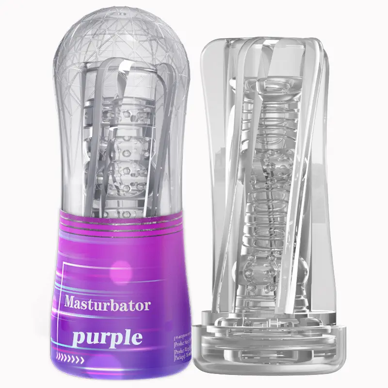 Crystal Realistic Artificial vagina real pocket pussy adult sex toys Male masturbator For Man