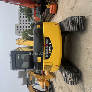 Komatsu เครื่องขุด PC78US 7Ton ยี่ห้อญี่ปุ่นที่ใช้ส่วนประกอบหลักของเฟืองท้ายเครื่องยนต์ - Product Image 4