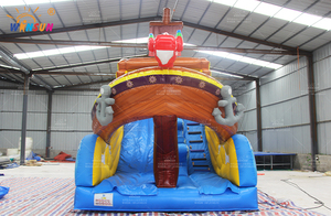 WINSUN Trượt Nước Bơm Hơi Trên Tàu Cướp Biển Ly Kỳ Trượt Nước Nổi Tiếng Lâu Đài Trượt Bơm Hơi Kết Hợp Bể Nước - Product Image 4