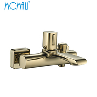 Robinet de baignoire en laiton Momali, mitigeur de douche chaud et froid, pomme de douche à jet de pluie, triple robinet de douche pour la maison et l'hôtel