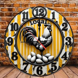 Round Wooden Wall <b>Clock</b> 25x25Cm Silent Non Ticking Creative Office Meeting Room Decor <b>Clock</b> - Product Image 6