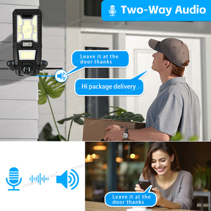 Véritable lampadaire solaire 4G à triple objectif avec caméra 6MP HD PTZ Sécurité extérieure avec contrôle audio et lumineux - Product Image 4