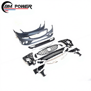Kit de Conversión de Parachoques Delantero y Trasero con Faros y Luces Traseras para Clase C W205 C200 <span class=keywords><strong>C180</strong></span> a C43 <span class=keywords><strong>SPORT</strong></span>, Piezas de Reestilización 2019~ - Product Image 6