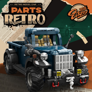 EIKEE Y26011 Power Wagon Car Model Building <strong>Blocks</strong> Sets MOC Puzzle Assembly <strong>Bricks</strong> <strong>Blocks</strong> Toys for Kids Christmas Gift - Product Image 2