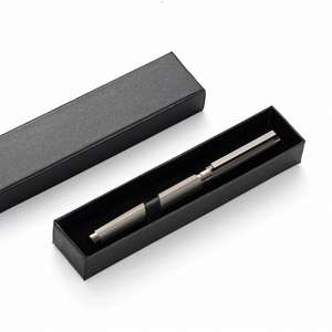 Boîte d'emballage pour stylo à bille en métal avec fenêtre en papier - Product Image 1