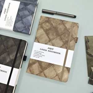 <span class=keywords><strong>Libreta</strong></span> de Negocios <span class=keywords><strong>A5</strong></span>, Mini Bloc de Notas con Encuadernación de Hojas Sueltas, Impresión UV, Páginas Gruesas con Líneas para Regalos Promocionales - Product Image 1