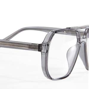 Vente en gros de montures de lunettes optiques personnalisables Verres transparents de style rectangle TR90 Marque promotionnelle bon marché de la Chine - Product Image 6