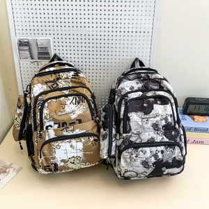 Teenager School Bag Primary Middle High School Students <b>Backpack</b> Lunch Bag Pencil Bag 3 Pieces Set <b>Backpack</b> - Product Image 2