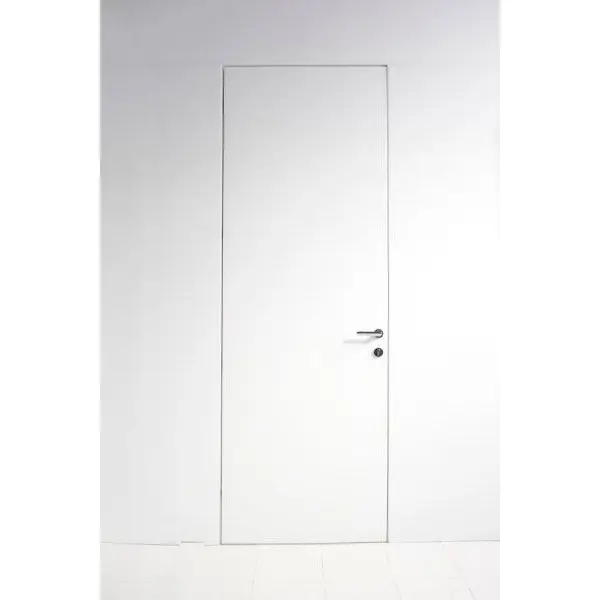 Nuova porta interna incernierata camera da letto porta in alluminio senza telaio Set invisibile porta in legno