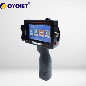เครื่องพิมพ์อิงค์เจ็ท CYCJET ขายดี เครื่องพิมพ์แบบพกพาสำหรับเสื้อยืด พิมพ์โลโก้ ชื่อแบรนด์ วันหมดอายุ เครื่องพิมพ์อิงค์เจ็ทแบบพกพาขนาด 12.7 มม. เครื่องพิมพ์ TIJ - Product Image 1