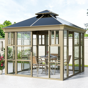 <span class=keywords><strong>Solarium</strong></span> en verre mobile de jardin en aluminium sur mesure, véranda commerciale, pergola en verre, maison en verre, véranda extérieure pour <span class=keywords><strong>solarium</strong></span> - Product Image 4