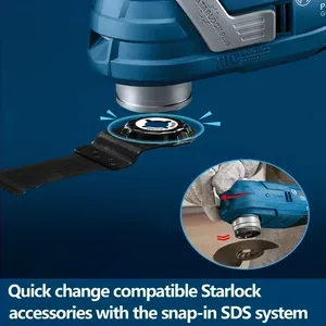 Outil oscillant sans fil <span class=keywords><strong>BOSCH</strong></span>, outil nu, sans balais, universel, 18V, rechargeable, <span class=keywords><strong>machine</strong></span> de découpe GOP 185-LI - Product Image 2