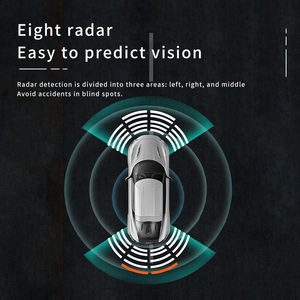मूल कार पार्किंग सेंसर सिस्टम 8 सेंसर पार्किंग फ्रंट रियर में वर्सर रिवर्स असिस्ट डैशबोर्ड डिस्प्ले मॉनिटर - Product Image 2