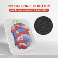 Tapis de souris de jeu en mousse à mémoire de forme PORON avec repose-poignet, base antidérapante, couleurs et logo personnalisables en stock
