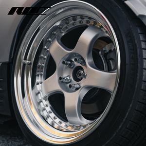 Llantas Roc Custom S1 Meister de 5 Radios Forjadas con Borde Profundo para Carreras, Compatibles con Nissan Skyline, Subaru WRX y Honda S2000 - Product Image 1