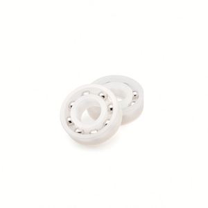 Roulement à billes en céramique PP résistant à la corrosion 6200-6206 ABEC-7 Précision étanche avec cage en PTFE/PEEK - Product Image 1