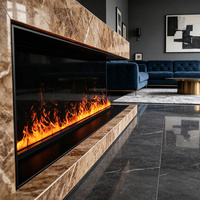 Cheminée électrique à vapeur d'eau 3D avec simulation de flamme Inno-Fire 72 pouces