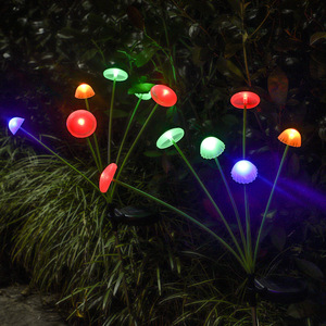 Lampe solaire LED en forme de champignon étanche IP65 pour extérieur, jardin, patio, paysage, ambiance décorative, fête, cour, villa - Product Image 5