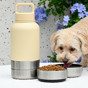 Estilo personalizado 32oz Double Walle Aço Inoxidável Vácuo Isolado 3 em 1 Garrafa De Água Portátil Ao Ar Livre Do Cão - Product Image 1