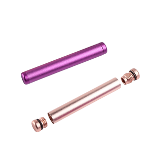 Tubo de Almacenamiento de Cigarros de Aluminio Personalizado de 110 mm, Portátil para Fumar, Tubos Enrollables Coloridos, Fácil de Limpiar para Accesorios de Fumar - Product Image 6