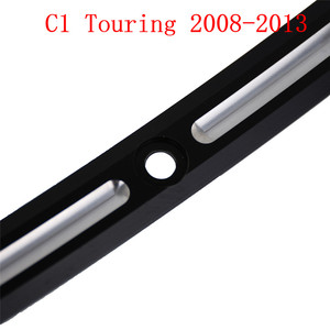 Piezas de motocicleta parabrisas Batwing carenado aluminio borde exterior tira de barra embellecedora para Harley Electra Street Glide Bike - Product Image 2