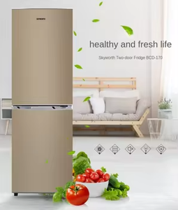 Factory OEM Hot Sales Minimalism Direct Cooling Home Double Door Refrigerator <b>Fridge</b> Freezer Equipment - Product Image 6