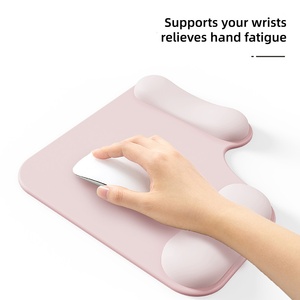Custom Logo Carpal Tunnel Relief Dual Height Ergonomic Mouse Pad with Gel Wrist Rest for Office <b>Gaming</b> - Product Image 6