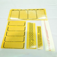 Bandes de mousse acrylique OEM personnalisées, découpées à chaud, pour test d'allergie, avec film de protection en papier, différentes tailles, pour l'ingénierie