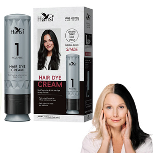 Tinte para el Cabello para Mujeres, Soluciones Sin Amoníaco, Proporciona un Color Natural al Cabello, Cubre las Canas, Tinte Permanente a Base de Hierbas con Peine - Product Image 1