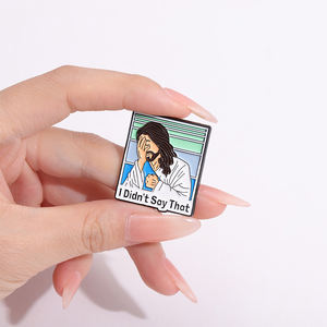 Vintage Ik Heb Nooit Gezegd Dat Email Pin Grappige Jezus Broche Revers Badge Mode Sieraden Voor Rugzak - Product Image 4