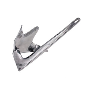 Ancre de bateau en acier inoxydable de qualité professionnelle, type Bruce, pour un amarrage sécurisé des yachts et un équipement de pont marin - Product Image 1