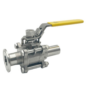 Haute qualité 1000 WOG robinet à tournant sphérique sanitaire SS304/316 acier inoxydable manuel/électrique pharmaceutique alimentaire eau pneumatique général - Product Image 1