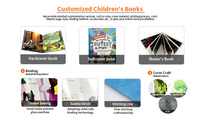Venta al por Mayor de Fábrica, Libros Infantiles de Tapa Dura de Alta Calidad con Diseño Personalizado, Encuadernación Cosida, Impresión en Papel Recubierto con Película