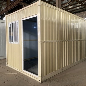 Maison conteneur préfabriquée de 20 pieds, maison conteneur portable et pliable, abri de rangement extérieur, maisons préfabriquées, bureaux de sécurité, kiosques - Product Image 3