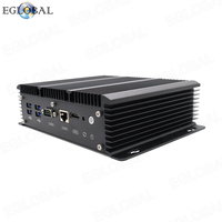 Prix de gros 6LAN Mini PC industriel sans ventilateur Intel Celeron 3965U Pentium 5405U 2xCOM 4xUSB3.0 serveur de routeur pare-feu d'ordinateur