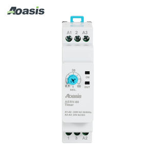 AERV-60 Din-рейка, реле с задержкой питания 60 с, реле с временной задержкой, реле 220 В - Product Image 1