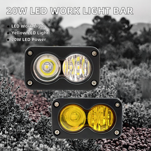 20w सफेद पीले रंग के नेतृत्व वाले हल्के बार स्पॉट बाढ़ कॉम्बो पोड्स के लिए कार ट्रक के लिए नई स्थिति - Product Image 4