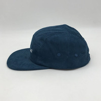 Casquette en velours côtelé personnalisée à cinq panneaux Casquette à rabat plat pour la pêche Sports Camping d'hiver pour les aventures en plein air