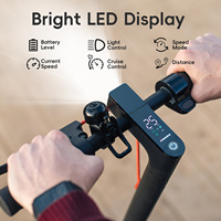 Trottinette électrique pliable pour adultes, moteur sans balais 650W, vitesse maximale 25 km/h, batterie 36V, conduite urbaine en extérieur