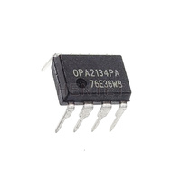 Hentet haute qualité nouveau Original 10 pièces OPA2134 OPA2134PA DIP8 IC OPAMP STER AB amplificateurs opérationnels Audio haute Performance
