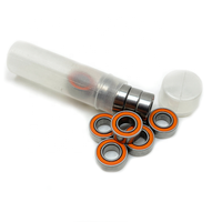 Roulements à billes hybrides en céramique haute vitesse à gorge profonde, mini taille S115, en acier inoxydable, 5 billes, 5x11x4 mm, pour moulinets de pêche et usage en restauration