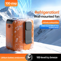 Ventilateur portable à clipser sur la ceinture ou à suspendre au cou, mini-ventilateur de refroidissement pour l'extérieur, idéal pour rafraîchir le corps