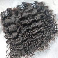 Letsfly — lot d'extensions de cheveux bouclés bouclés et non traités, qualité 9A, tissage, ondulées, vente en gros