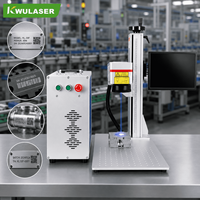 Machine de marquage laser CO2 fiable de type split, marqueur laser CO2 à commande numérique pour le marquage de pièces non métalliques, codage de logo et de date