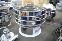 2-lagiges Weizen-Rotations vibrations sieb Edelstahl-Fein vibrations sieb Landwirtschaft liches Vibrationssieb-Mais sieb maschine