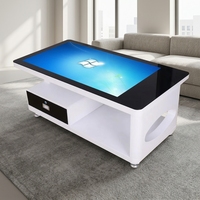 Mesa interactiva de negociación comercial multimedia, consulta electrónica, mesa táctil inteligente multitáctil capacitiva todo en uno